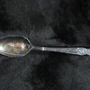 Vintage Old Company Plate Silver Spoon "O" Monogram